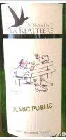 Domaine de la Réaltière - blanc public