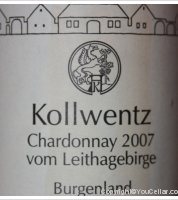 Kollwentz Chardonnay vom Leithagerbirge