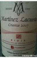 Martínez Lacuesta Crianza