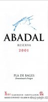 Abadal, Reserva