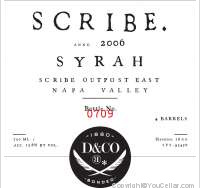 Scribe, Syrah
