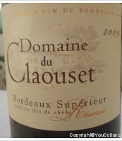 Domaine du Claouset - Réserve
