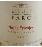 Domaine Sainte-Cécile du Parc - Notes Frivoles