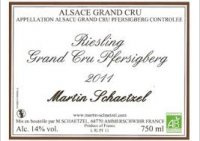 Martin Schaetzel - Grand Cru Pfersigberg