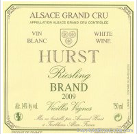 Hurst Marcel et Fils - Grand Cru Brand Vieilles Vignes