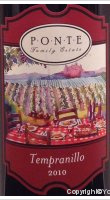 Ponte Family Estate - Tempranillo