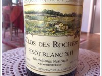 Clos des Rochers - Pinot blanc grand 1er cru Wormeldange Nussbaum