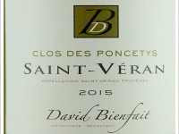 David Bienfait - Clos des Poncetys