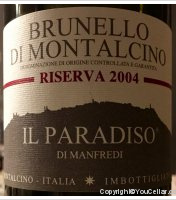 Il Paradiso di Manfredi - Riserva