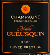 Nicolas Gueusquin - Cuvée Prestige Brut 
