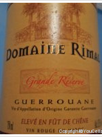 Domaine Rimal - Grande réserve