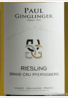 Paul Ginglinger - Grand cru Pfersigberg - Hertacker