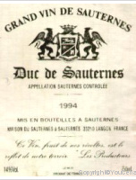 Duc de Sauternes