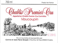 Domaine Grossot - 1er Cru Vaucoupin