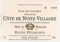 Reine Pédauque Clos des Langres