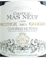 Château Mas Neuf - Prestige des Gibelins