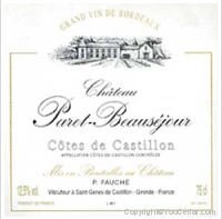 Château Paret-Beauséjour
