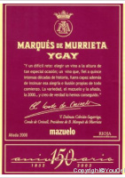 Marqués de Murrieta - Ygay - Mazuelo