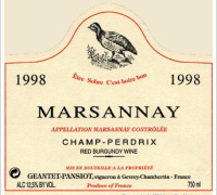 Domaine Geantet-Pansiot - Champ-Perdrix