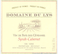 Domaine du Lys - Syrah Cabernet