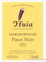 Huia Pinot Noir