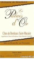 Domaine de Bouillerot, Le Palais d'Or