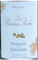 Domaine de la Janasse - Les Raisins Perdus