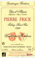 Pierre Frick - Vendanges Tardives