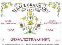 Emile Seltz - Grand Cru Zotzenberg - Cuvée Exceptionnelle