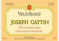 Joseph Cattin - Hatschbourg - Vendanges Tardives