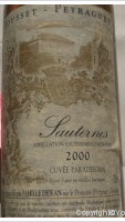 Domaine du Rousset-Peyraguey - Cuvée Paradeigma