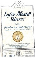 Lafite Monteil - Réserve