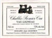 Domaine Alain Geoffroy - 1er Cru Vau-Ligneau