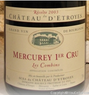 Château d'Etroyes  - 1er Cru Les Combins