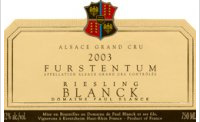 Domaine Paul Blanck - Grand Cru Furstentum