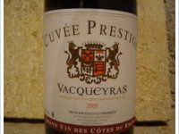 Vignerons de Caractère, Cuvée Prestige