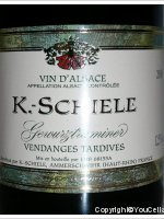 K. Schiele Gewurztraminer Vendanges Tardives