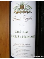 Château Tour St Honoré Grand Réserve