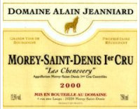Domaine Alain Jeanniard - 1er Cru Les Chenevery