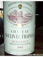 Château Moulin de Fraineau - Paradis Lalandière