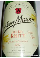 Albert Maurer - Lieu-Dit Kritt 