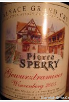 Pierre Sperry - Winzenberg Gewurztraminer