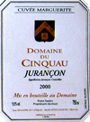 Domaine du Cinquau - Cuvée Marguerite