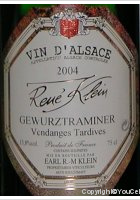 René Klein Gewurztraminer Vendanges Tardives