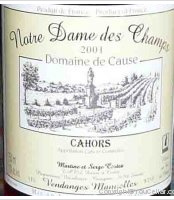 Domaine de Cause - Notre Dame des Champs