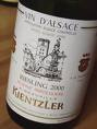 Kientzler, Riesling Réserve Particulière