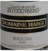 Domaine Haegi - Grand Cru Zotzenberg