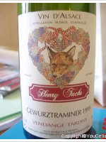 Henry Fuchs, Gewurztraminer Vendange Tardive