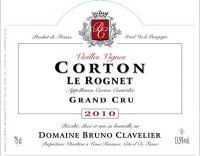 Domaine Bruno Clavelier - Grand Cru Le Rognet