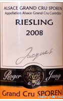 Roger Jung et Fils, Riesling Grand Cru Sporen Cuvée Arnaud